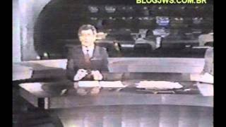 A geada de Curitiba era notícia na Rede Manchete em 1984