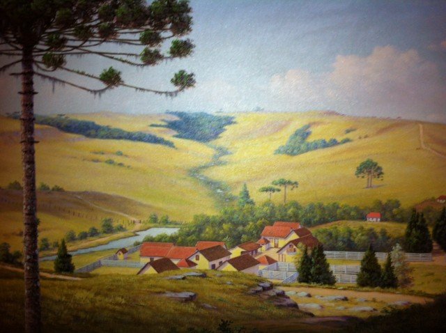 Memória: Witmarsum na tela de Horst Schnepper Memória: Witmarsum na tela de Horst Schnepper