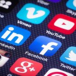 redes sociais logo techado