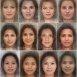 mulheres rostos comparação