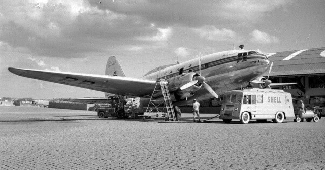 aviação ------ Aeroporto de Congonhas em São Paulo na déc 50.