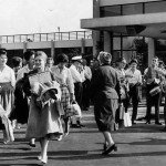aviação ——   Aeroporto de Congonhas em São Paulo na década de 50.