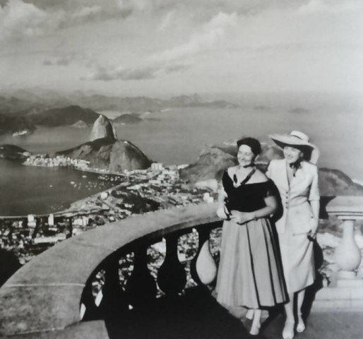 rj ------ Mirante do Corcovado. 1955.