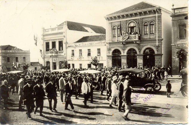 rs caxias do sul ----- Caxias do Sul - A Casa Sassi e restaurante Ao Bom Gosto na década de 1930.