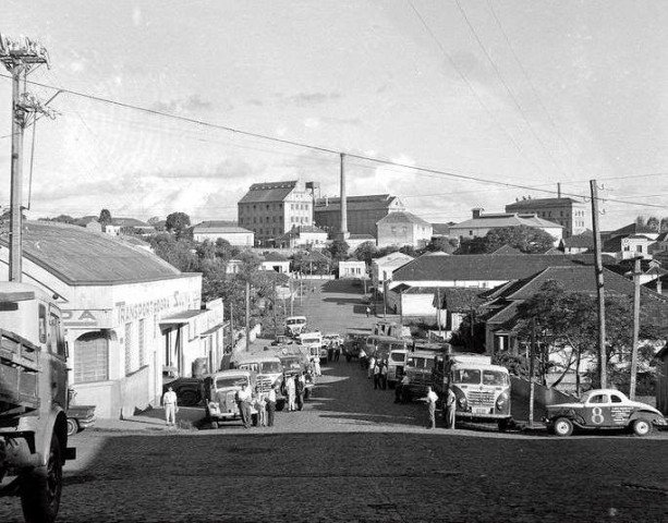 rs passo fundo ----- Passo Fundo RS, Rua Fagundes dos Reis, 1959.