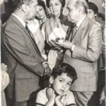 Ney Braga recebe Tancredo Neves em casa em 1984. E no novo governo foi presidir Itaipú.