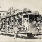 Bondes elétricos da Light. Rio de Janeiro, 1910.