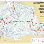 mapa peabirú no Paraná